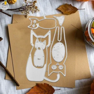 Personality Kitten Metal Cutting Dies 05
