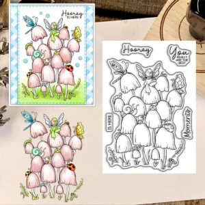 Personality Mushroom Clear Stamps 01