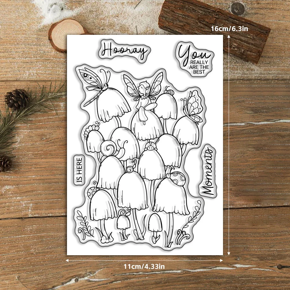 Personality Mushroom Clear Stamps 02 Personality Mushroom Clear Stamps 02