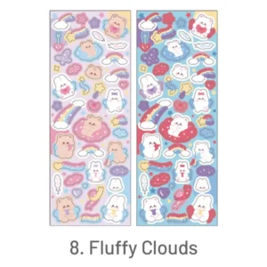 Cute Cartoon Pet Rabbit Bear Sticker Cute Cartoon Pet Rabbit Bear Sticker