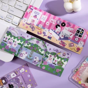 Cute Cartoon Pet Rabbit Bear Sticker Cute Cartoon Pet Rabbit Bear Sticker
