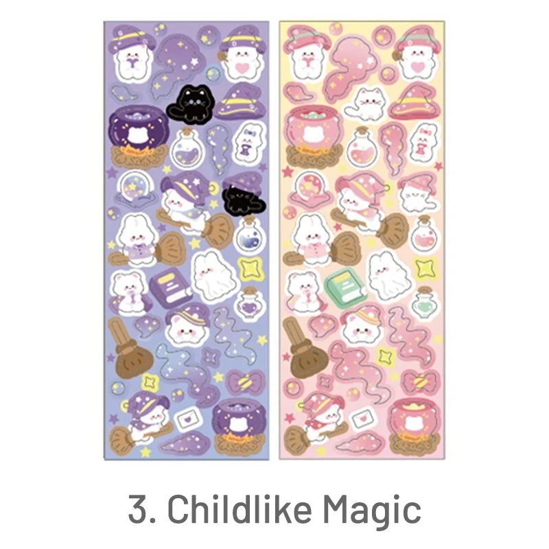 Cute Cartoon Pet Rabbit Bear Sticker Cute Cartoon Pet Rabbit Bear Sticker