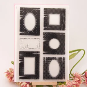 Photo Frame Stamp Set - main product photo | clear stamp