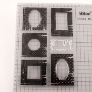 Photo Frame Stamp Set - detail view | clear stamp