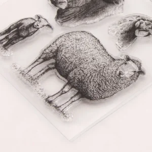 Pig Cattle Stamp Set - packaging photo | clear stamp