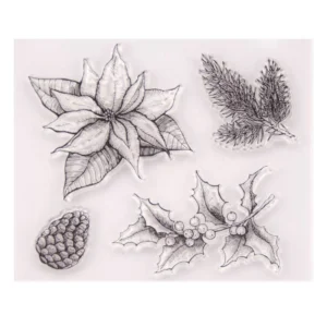 Pine Cones Stamp Set - packaging photo | clear stamp