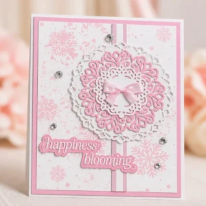 Pink Wreath Happiness Blooming 01