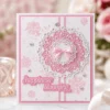 Pink Wreath Happiness Blooming 02