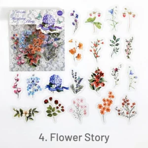 Plant Clear Transparent Label Sticker - Lace, Butterfly, Flower Plant Clear Transparent Label Sticker - Lace, Butterfly, Flower