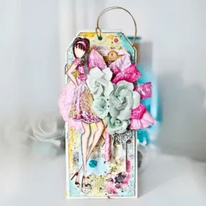 Plucking Skirt Girl Metal Cutting Dies - character metal cutting dies - lifestyle shot