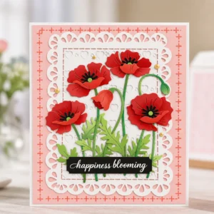 Poppy Happiness Card Realistic 01