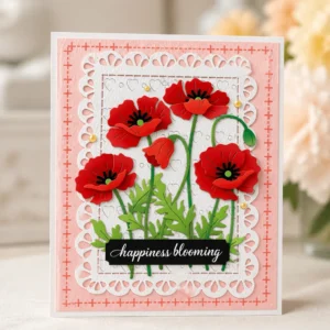 Poppy Happiness Card Realistic 02