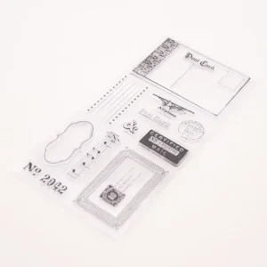 Postcard Stamp Set - lifestyle photo | clear stamp