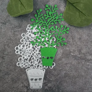 Sumflying Potted Plants Metal Cutting Dies - product photo 4 of 6