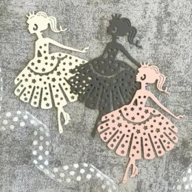 Princess Dress Girl Metal Cutting Dies