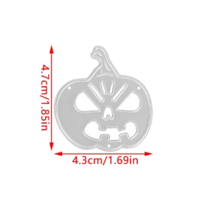 Pumpkin Head Metal Cutting Dies Detail View - 240-DC-781