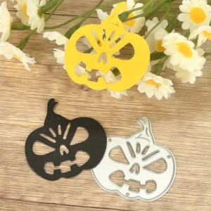 Pumpkin Head Metal Cutting Dies Side View - 240-DC-781