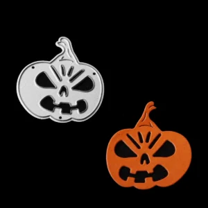 Pumpkin Head Metal Cutting Dies Usage View - 240-DC-781