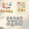Pumpkins And Leaves Metal Cutting Dies 00