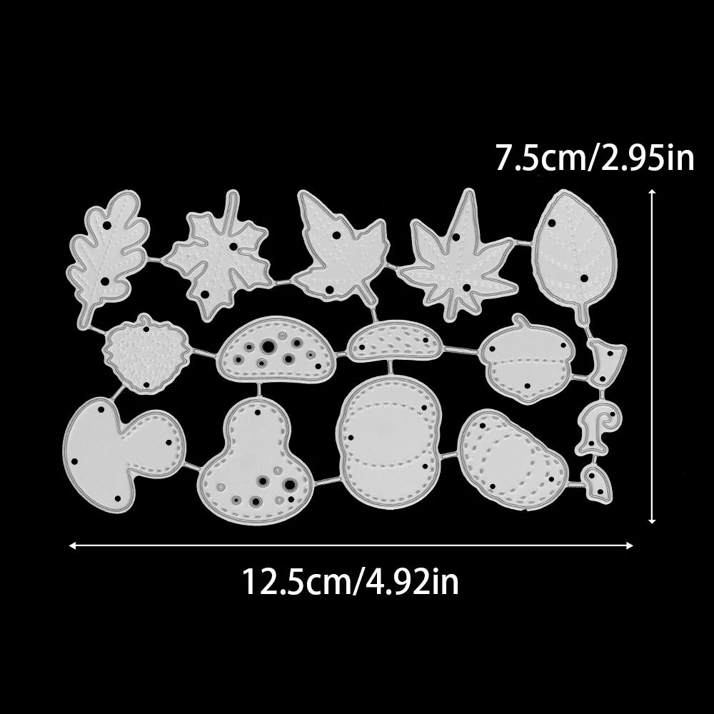 Pumpkins And Leaves Metal Cutting Dies 02 Pumpkins And Leaves Metal Cutting Dies 02