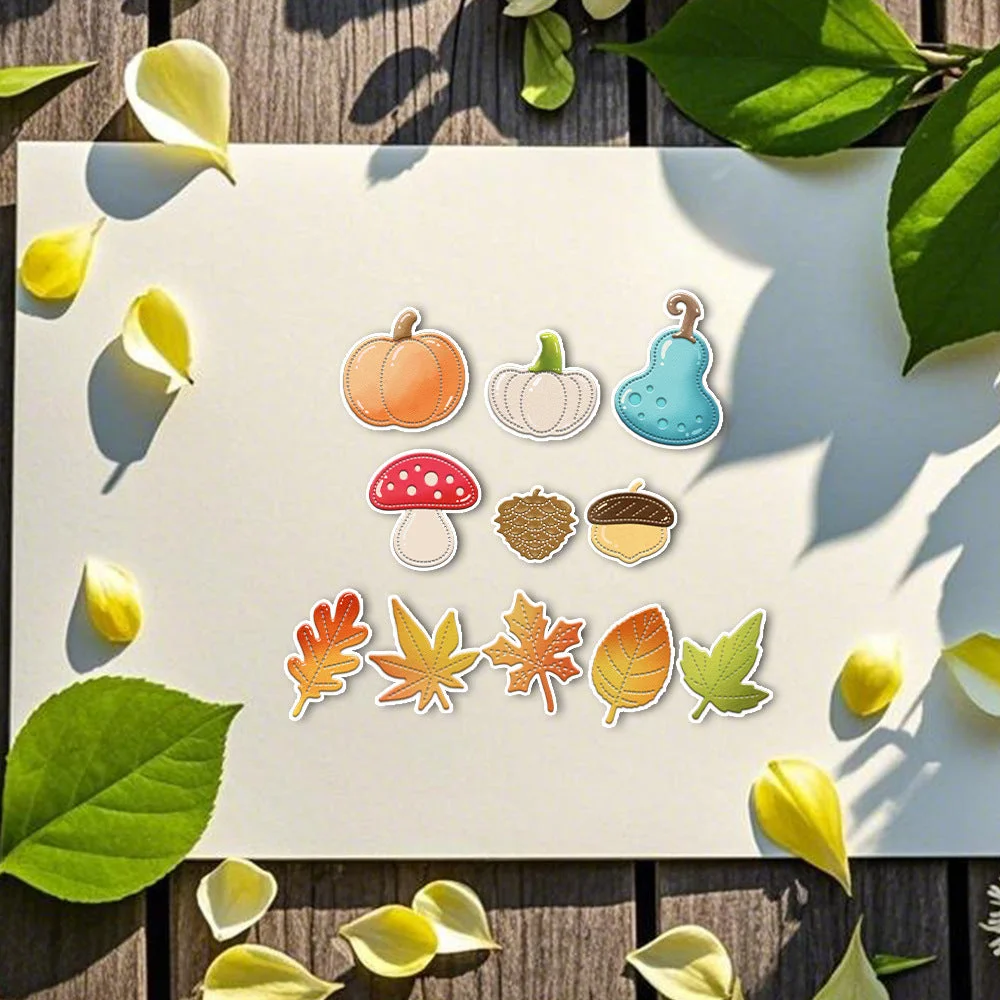 Pumpkins And Leaves Metal Cutting Dies 04 Pumpkins And Leaves Metal Cutting Dies 04