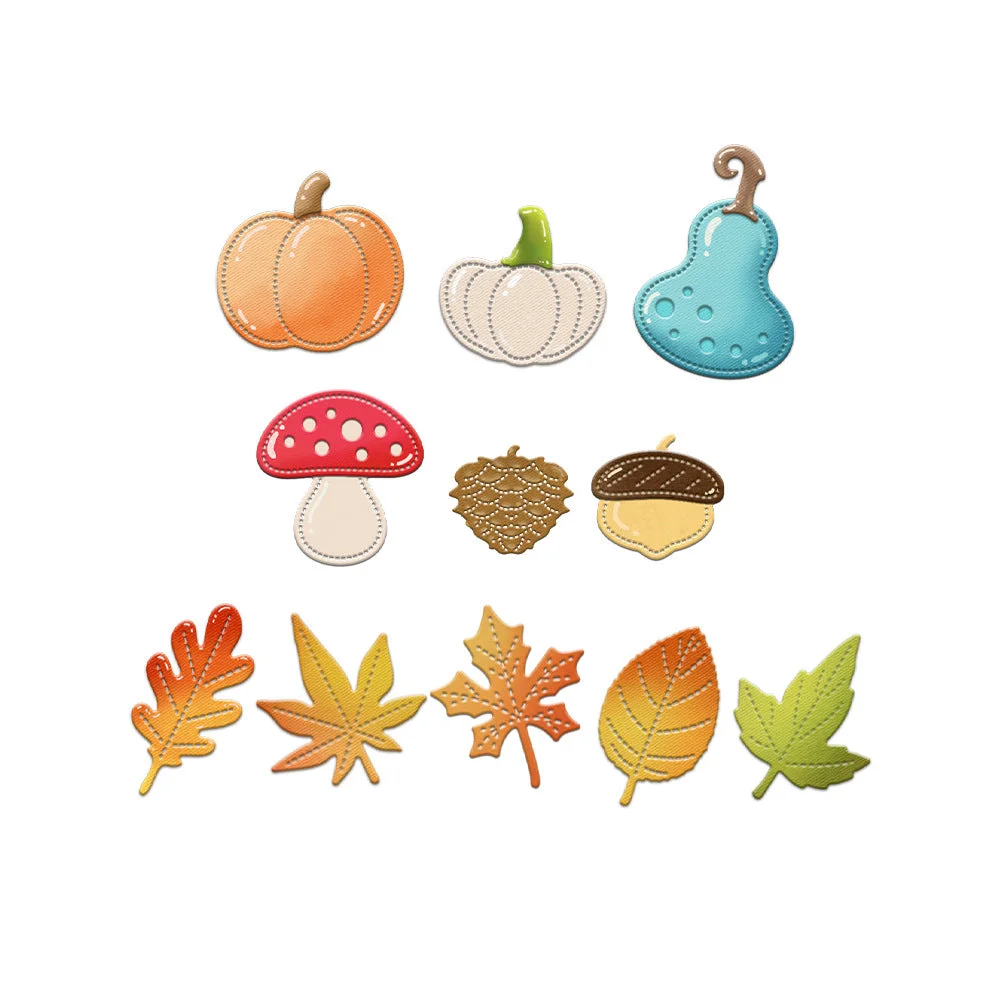 Pumpkins And Leaves Metal Cutting Dies 05 Pumpkins And Leaves Metal Cutting Dies 05