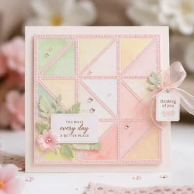 Sumflying Quilt Stitched Square Panel Metal Cutting Dies