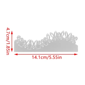 Rabbit Wave Edge Metal Cutting Dies - metal cutting die detail view 3