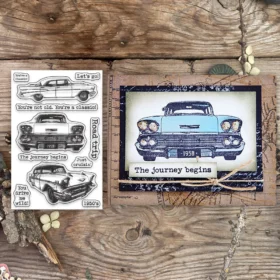 Sumflying Retro Cars Vintage Classic Clear Stamps