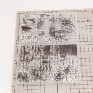 Retro Distressed Background Clear Stamp Set - lifestyle photo | clear stamp