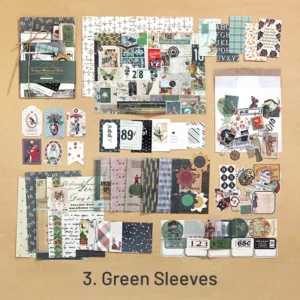 88 PCS Retro Scrapbook Sticker Paper Material Pack 88 PCS Retro Scrapbook Sticker Paper Material Pack