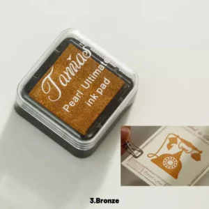Retro Mini Pearlescent Ink Pad (8 Colors) Sumflying Retro Mini Pearlescent Ink Pad (8 Colors) - image 8