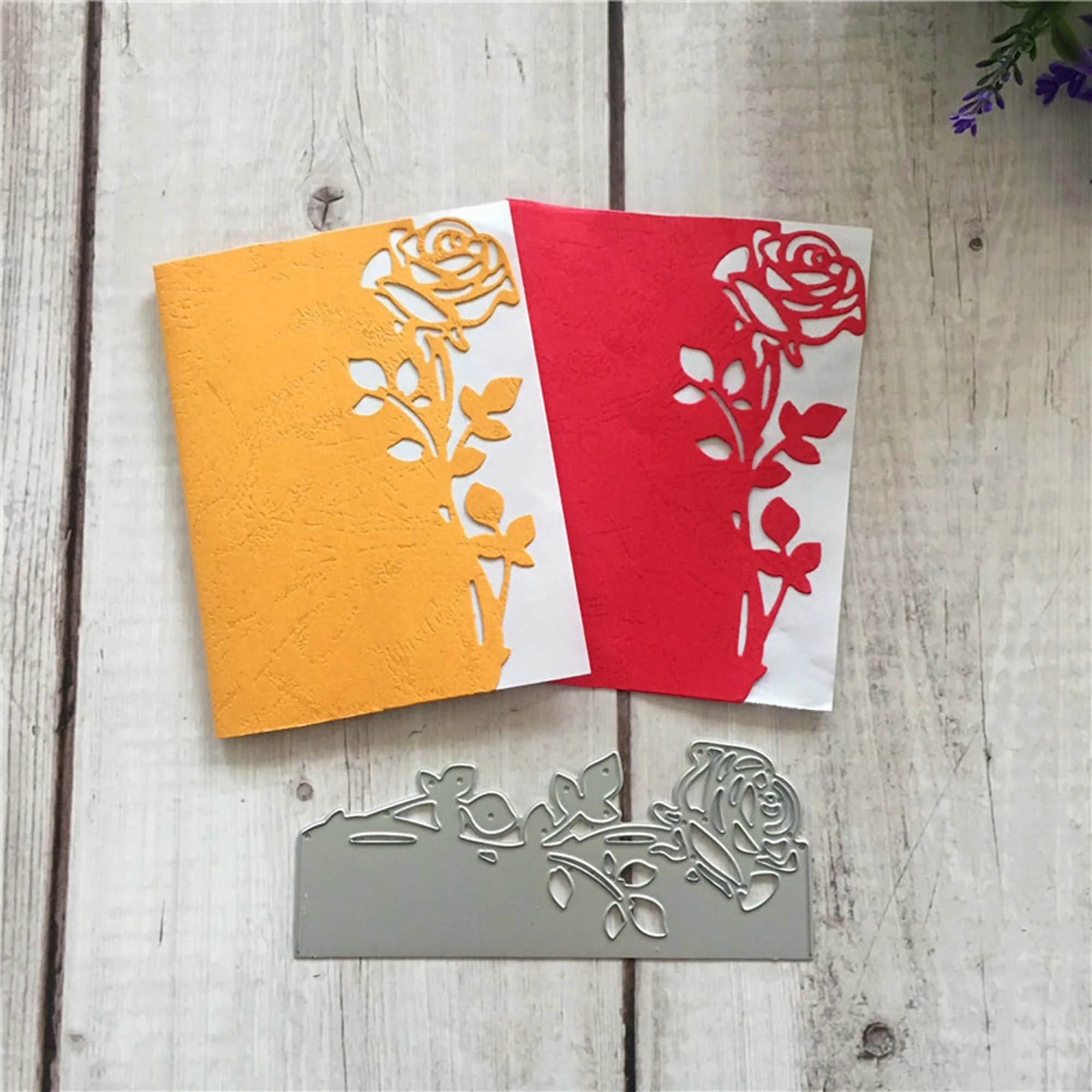Rose Flower Metal Die Cuts 1 Sumflying Rose Flower Metal Die Cuts - main product photo