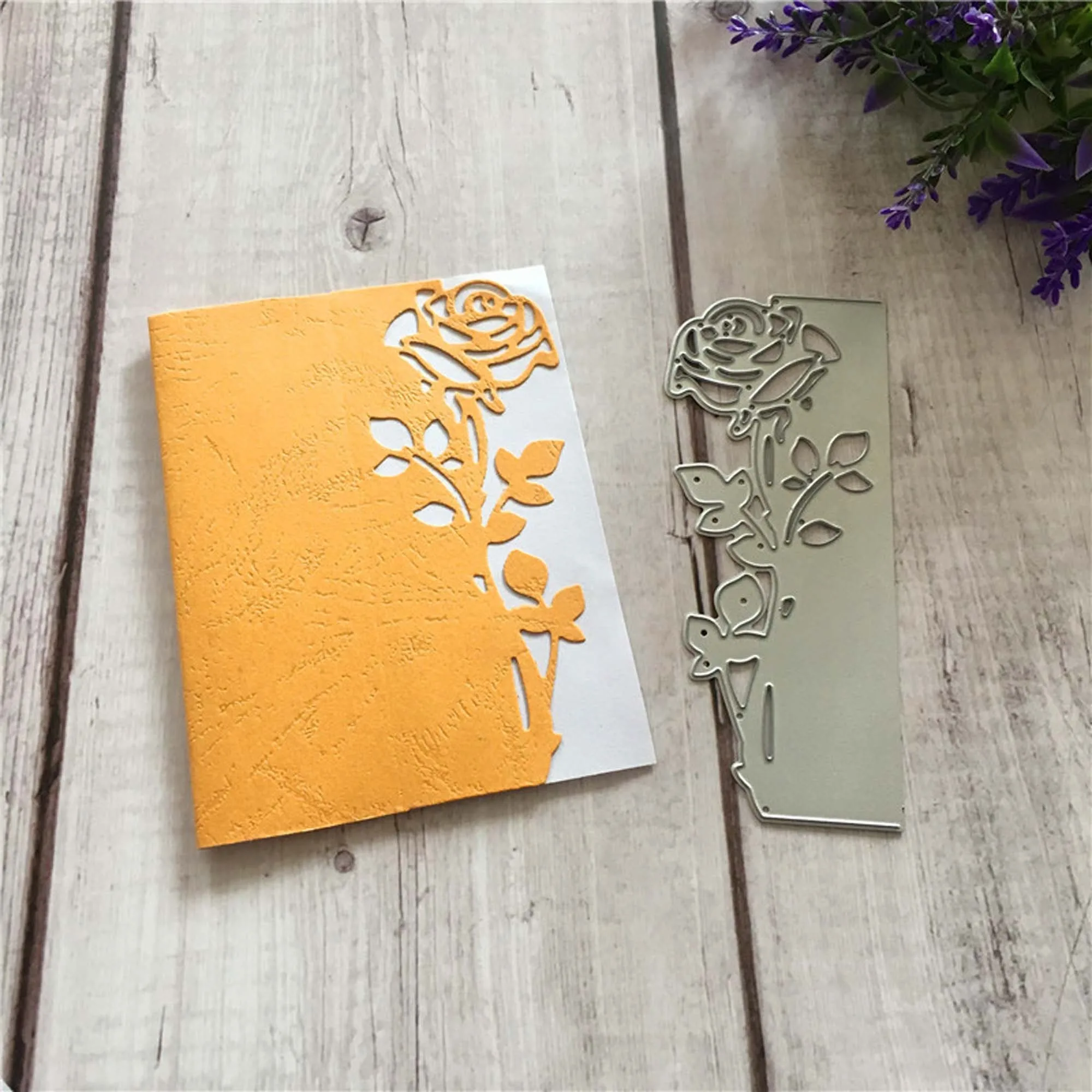 Rose Flower Metal Die Cuts 2 Sumflying Rose Flower Metal Die Cuts - product photo 2 of 6