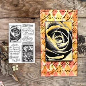 Rose Pattern Clear Stamps 00