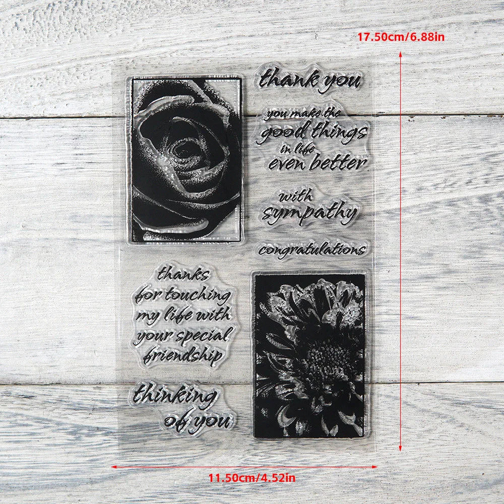 Rose Pattern Clear Stamps 01 Rose Pattern Clear Stamps 01