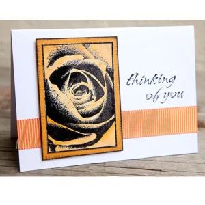 Sumflying Rose Pattern Flowers Elegant Clear Stamps Rose Pattern Clear Stamps 03