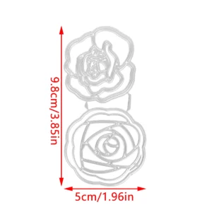 Sumflying Rose Pattern Metal Cutting Dies - product photo 2 of 5