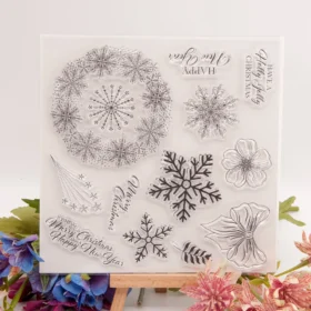 Round Snowflake Stamp Set
