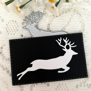 Running Deer Metal Cutting Dies Side View - 240-DC-593