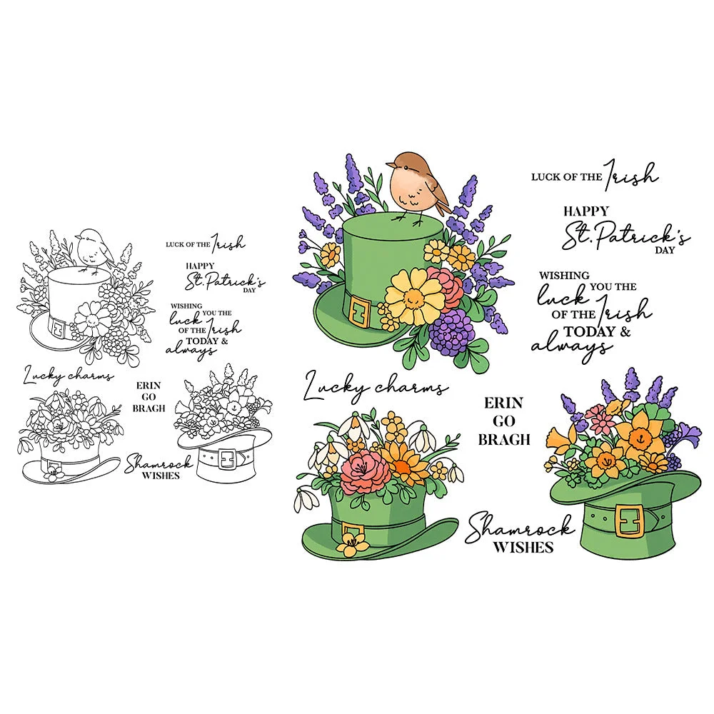 Saint Patricks Hat Clear Stamps 04 Saint Patricks Hat Clear Stamps 04