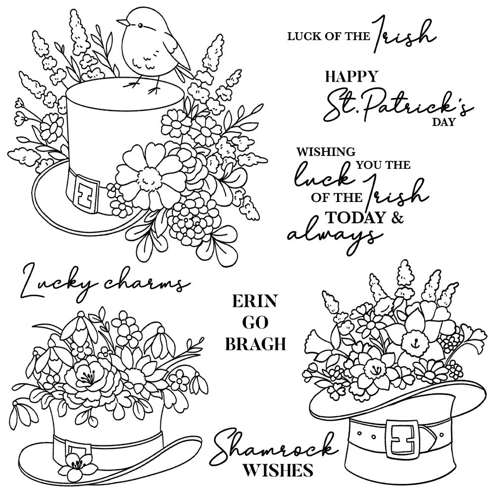 Saint Patricks Hat Clear Stamps 05 Saint Patricks Hat Clear Stamps 05