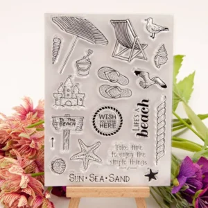 Sandy Beach Stamp Set - main product photo | clear stamp