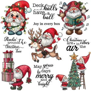 Santa Claus Dwarf Clear Stamps 01
