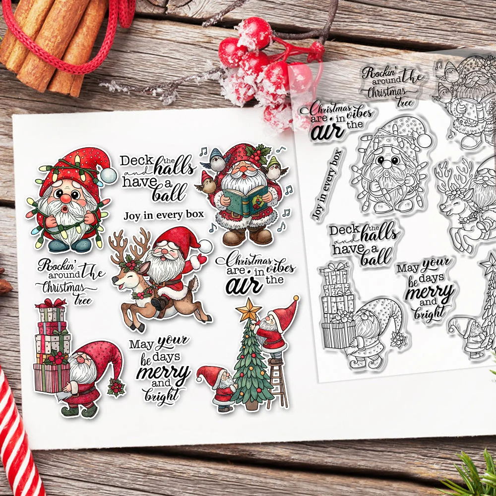 Santa Claus Dwarf Clear Stamps 04 Santa Claus Dwarf Clear Stamps 04