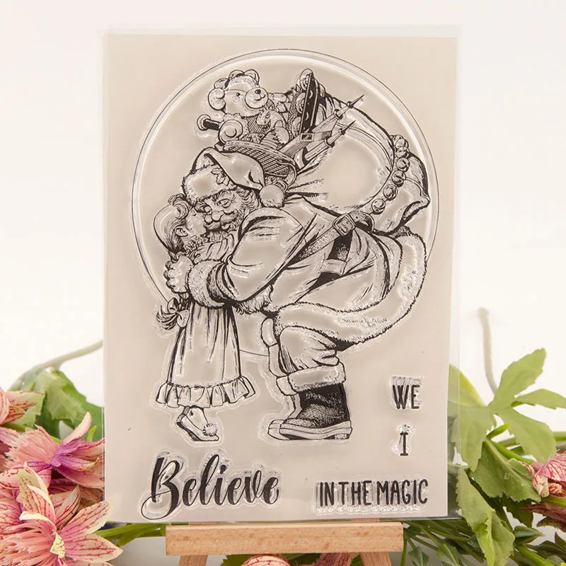 santa-claus-stamp-set-1 Santa Claus Stamp Set - main product photo | clear stamp