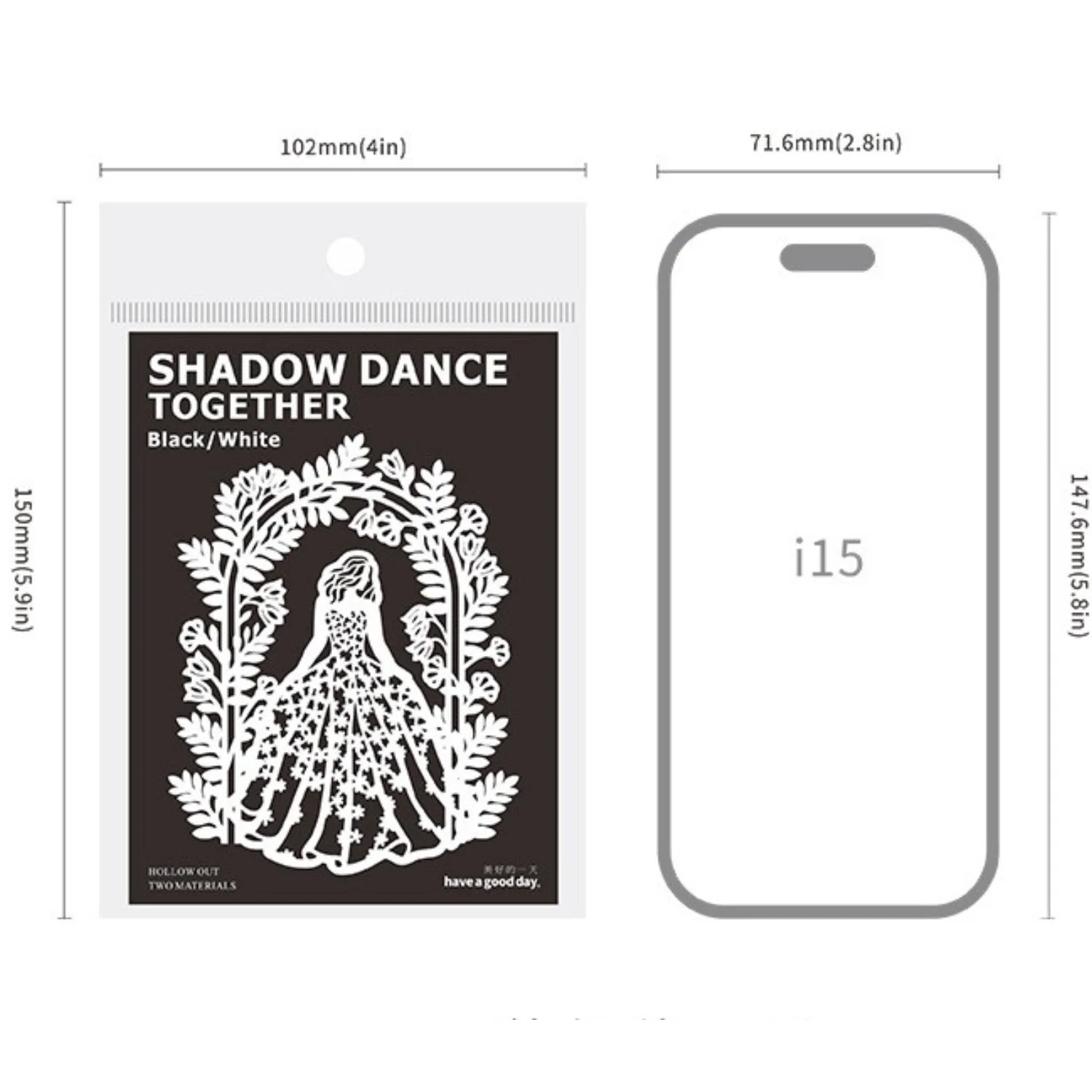 Sumflying Shadow Dance Series Creative Figure Silhouette Hollow Material Paper - image 8 Sumflying Shadow Dance Series Creative Figure Silhouette Hollow Material Paper - image 8