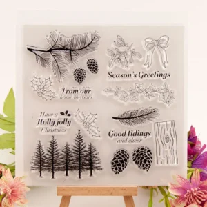 Seasons Greeting Stamp Set - main product photo | clear stamp