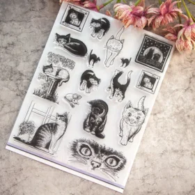 Set Of Cats Stamp Set