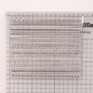 Set Of Straight Lines Stamp Set - detail view | clear stamp